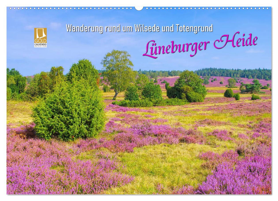 Lüneburger Heide - Wanderung rund um Wilsede und Totengrund (CALVENDO Wandkalender 2025)