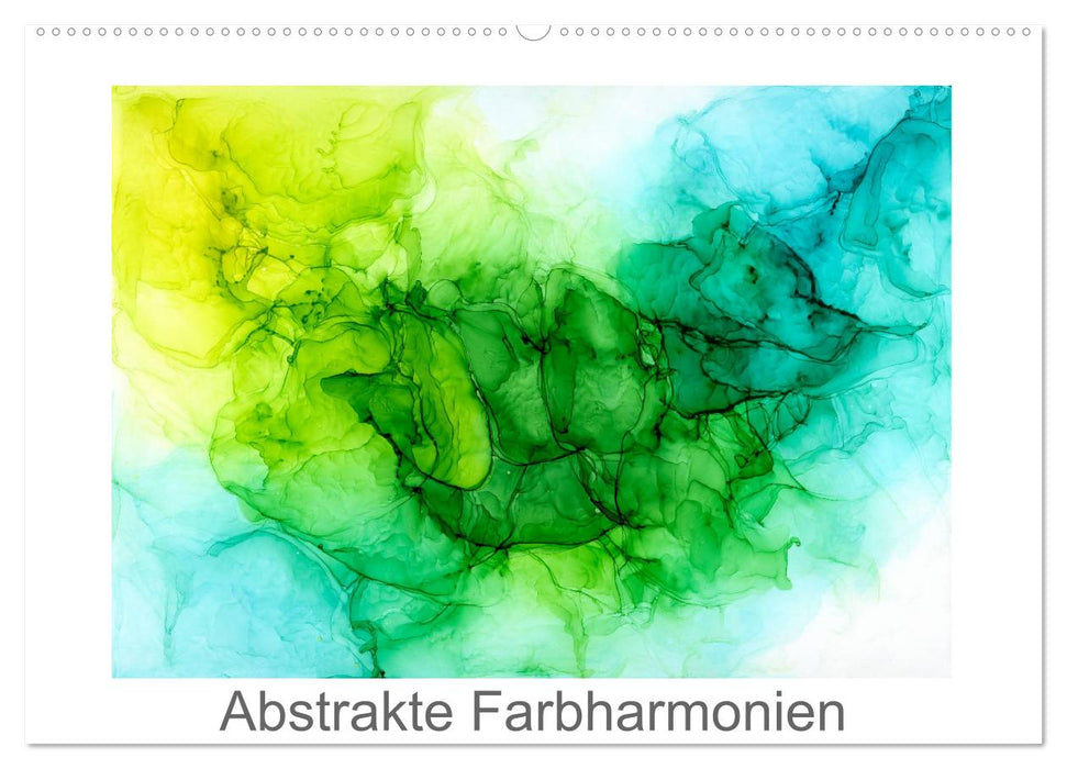 Abstrakte Farbharmonien (CALVENDO Wandkalender 2025)