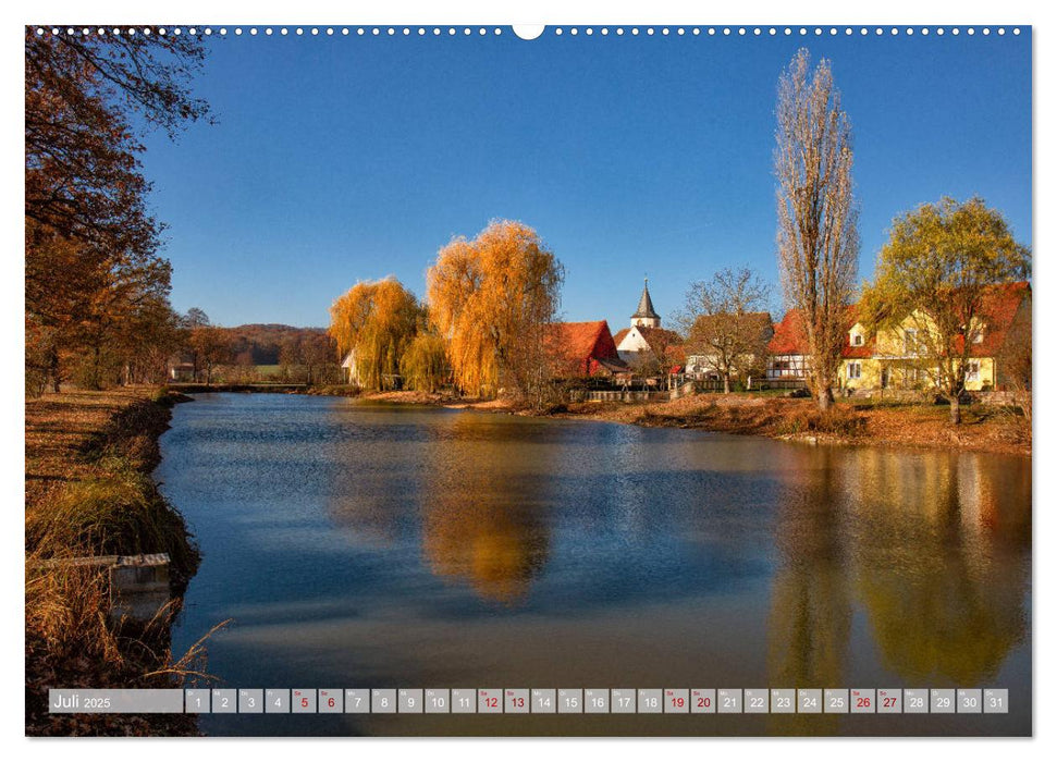 Ins Land der Franken fahren (CALVENDO Premium Wandkalender 2025)