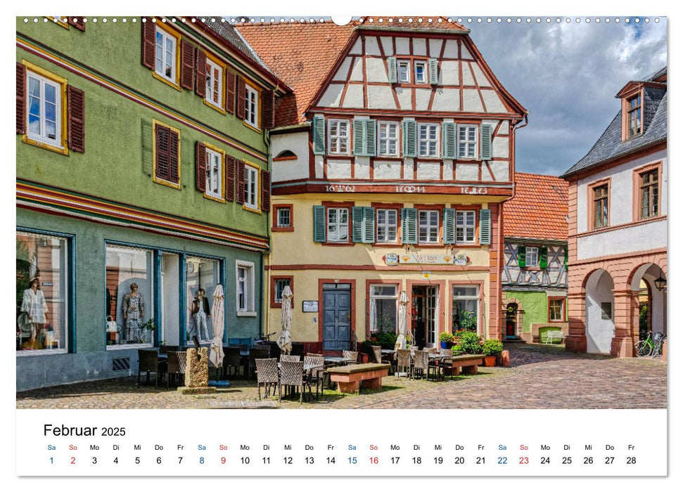 Ladenburg - Spätmittelalter am Neckar (CALVENDO Premium Wandkalender 2025)