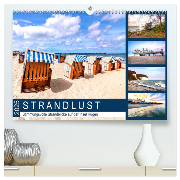 STRANDLUST Insel Rügen (CALVENDO Premium Wandkalender 2025)