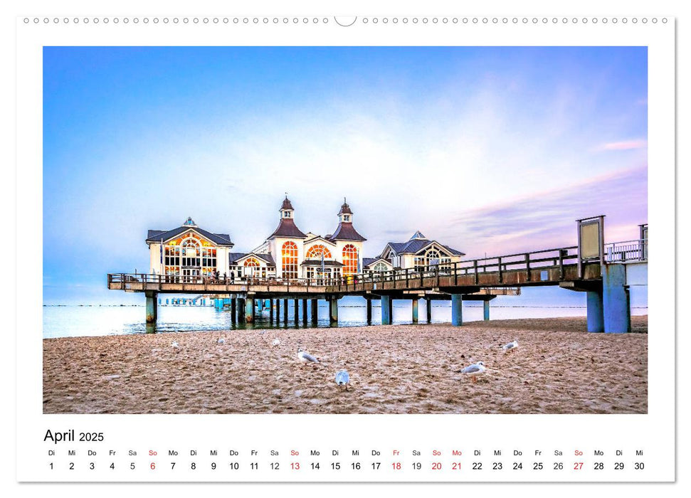 STRANDLUST Insel Rügen (CALVENDO Premium Wandkalender 2025)