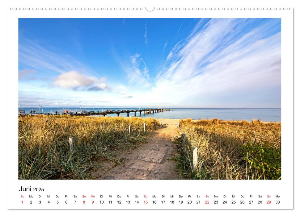 STRANDLUST Insel Rügen (CALVENDO Premium Wandkalender 2025)