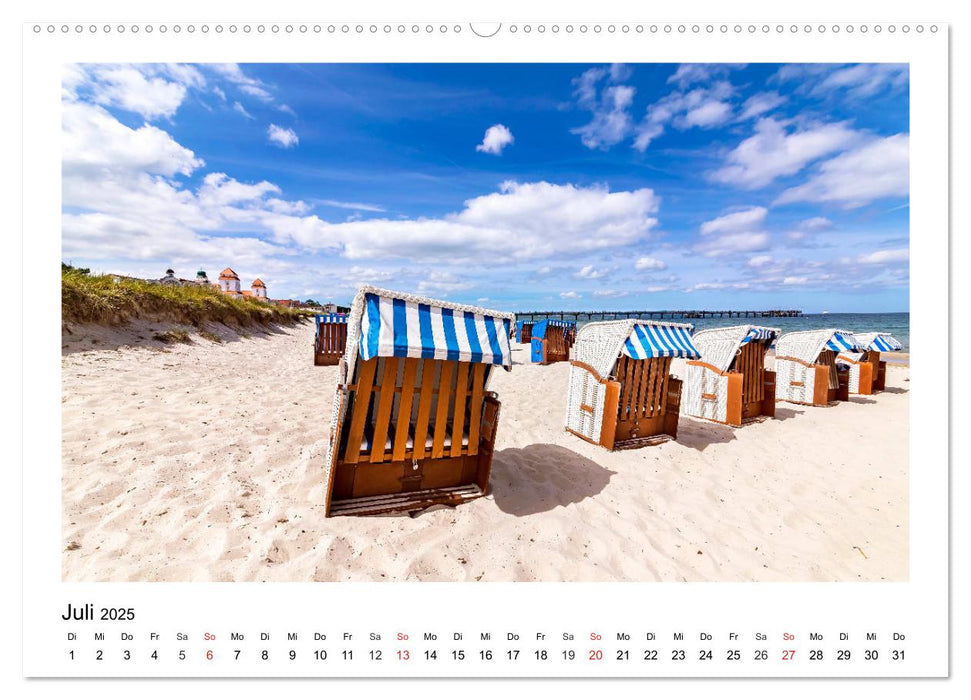 STRANDLUST Insel Rügen (CALVENDO Premium Wandkalender 2025)