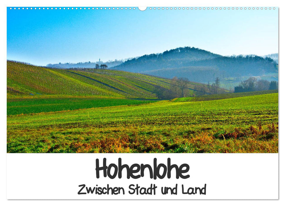 Hohenlohe - Zwischen Stadt und Land (CALVENDO Wandkalender 2025)