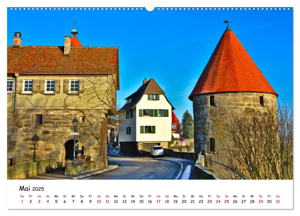 Hohenlohe - Zwischen Stadt und Land (CALVENDO Wandkalender 2025)