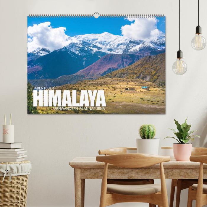 Abenteuer Himalaya - Fernwandern im Annapurna (CALVENDO Wandkalender 2025)