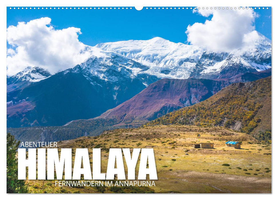 Abenteuer Himalaya - Fernwandern im Annapurna (CALVENDO Wandkalender 2025)