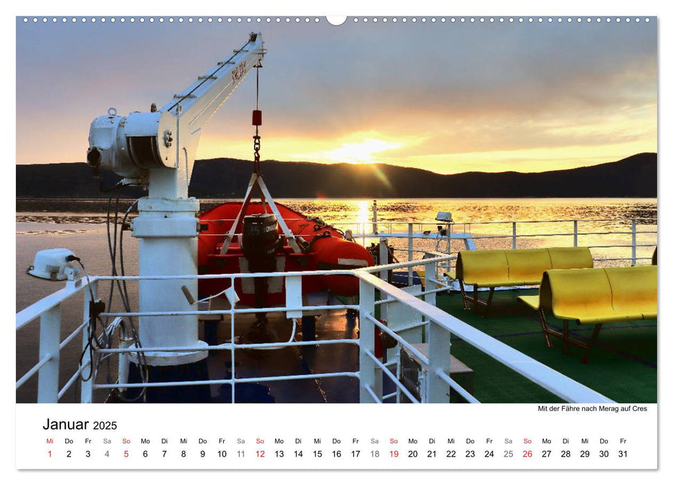 Kroatiens Inselzauber, Cres (CALVENDO Premium Wandkalender 2025)