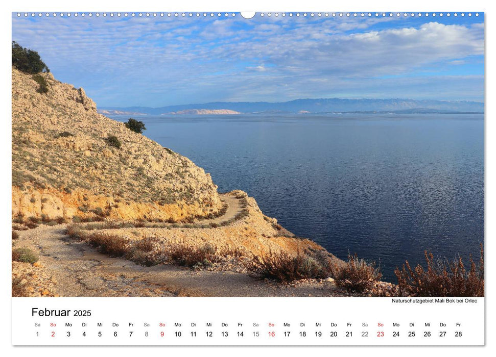 Kroatiens Inselzauber, Cres (CALVENDO Premium Wandkalender 2025)