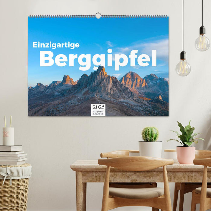 Einzigartige Berggipfel (CALVENDO Wandkalender 2025)