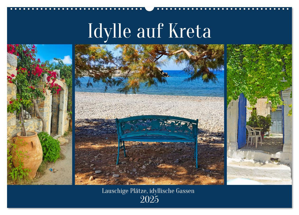 Idylle auf Kreta (CALVENDO Wandkalender 2025)