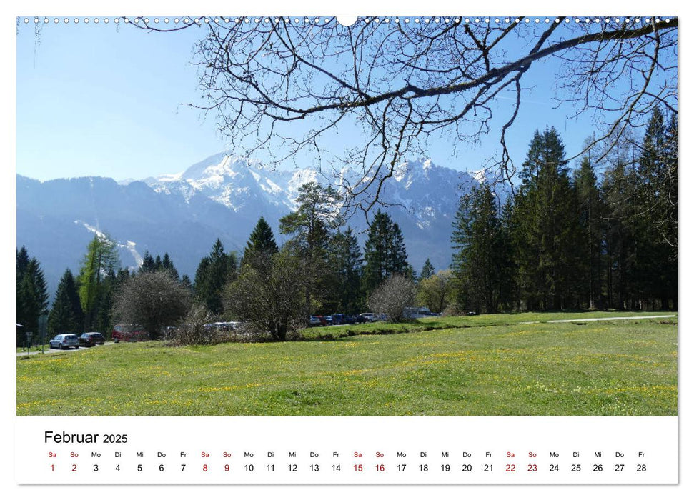 Wunderschöne Landschaften in den Alpen (CALVENDO Premium Wandkalender 2025)