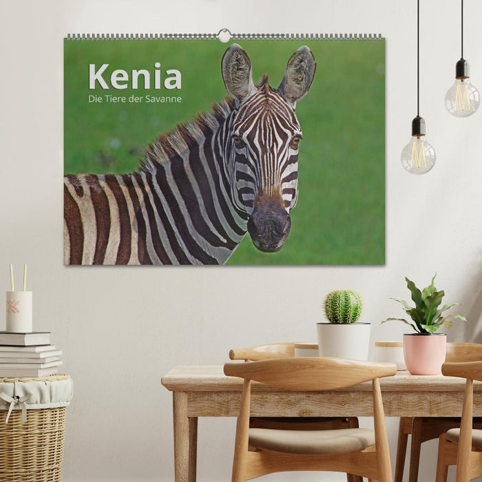 Kenia - Die Tiere der Savanne (CALVENDO Wandkalender 2025)