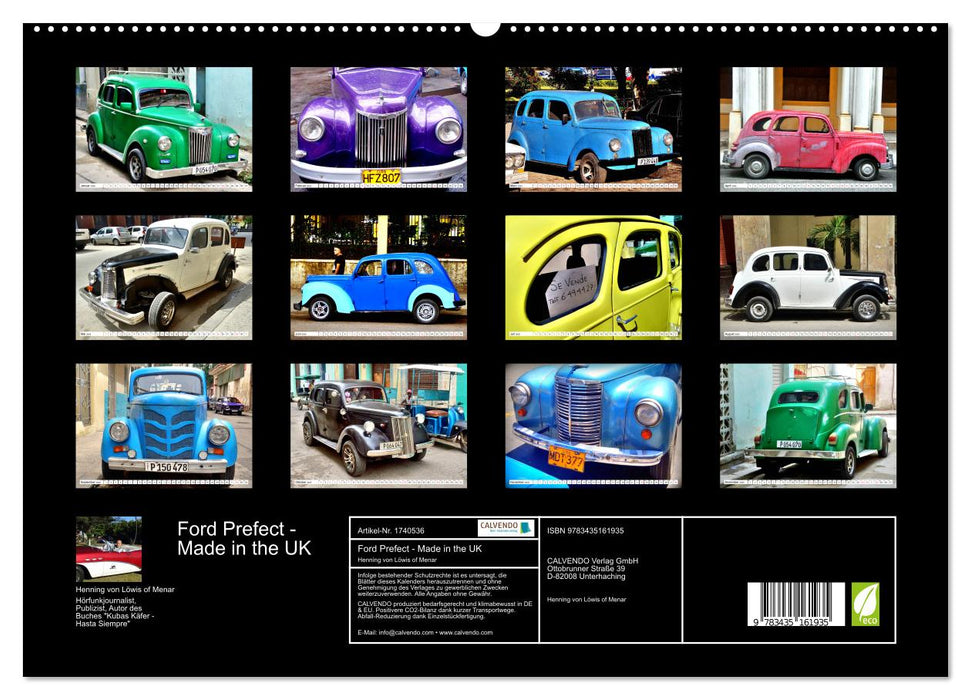 Ford Prefect - Made in the UK (CALVENDO Premium Wandkalender 2025)