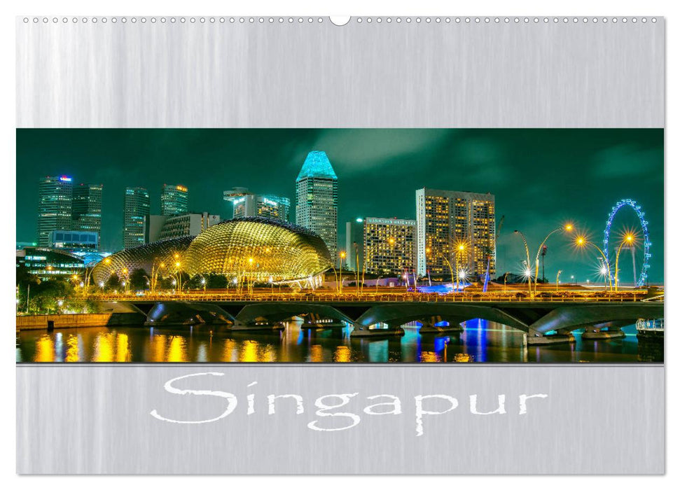 Singapur - Panoramablick (CALVENDO Premium Wandkalender 2025)