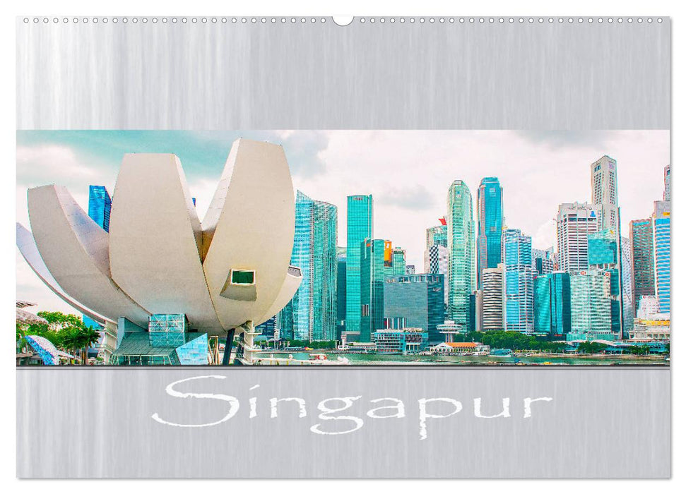 Singapur - Panoramablick (CALVENDO Premium Wandkalender 2025)