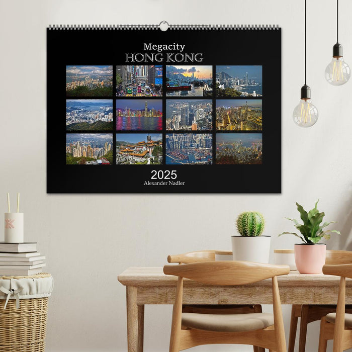 Megacity Hong Kong (CALVENDO Wandkalender 2025)