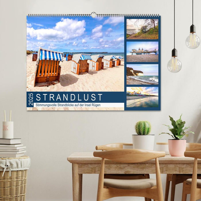 STRANDLUST Insel Rügen (CALVENDO Wandkalender 2025)