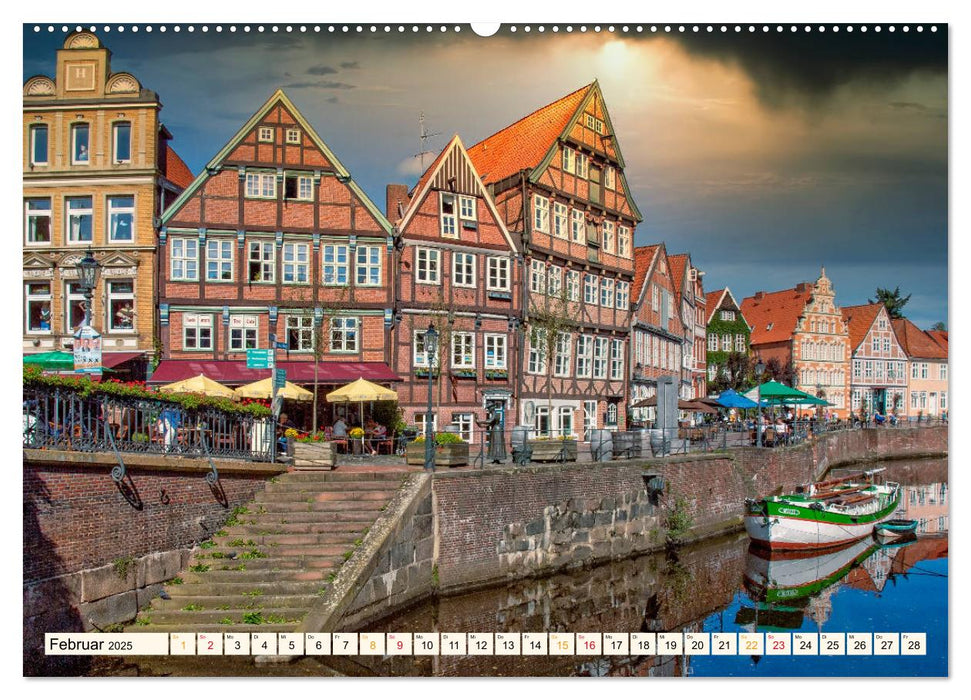 Reise durch Deutschland - Hansestadt Stade (CALVENDO Premium Wandkalender 2025)