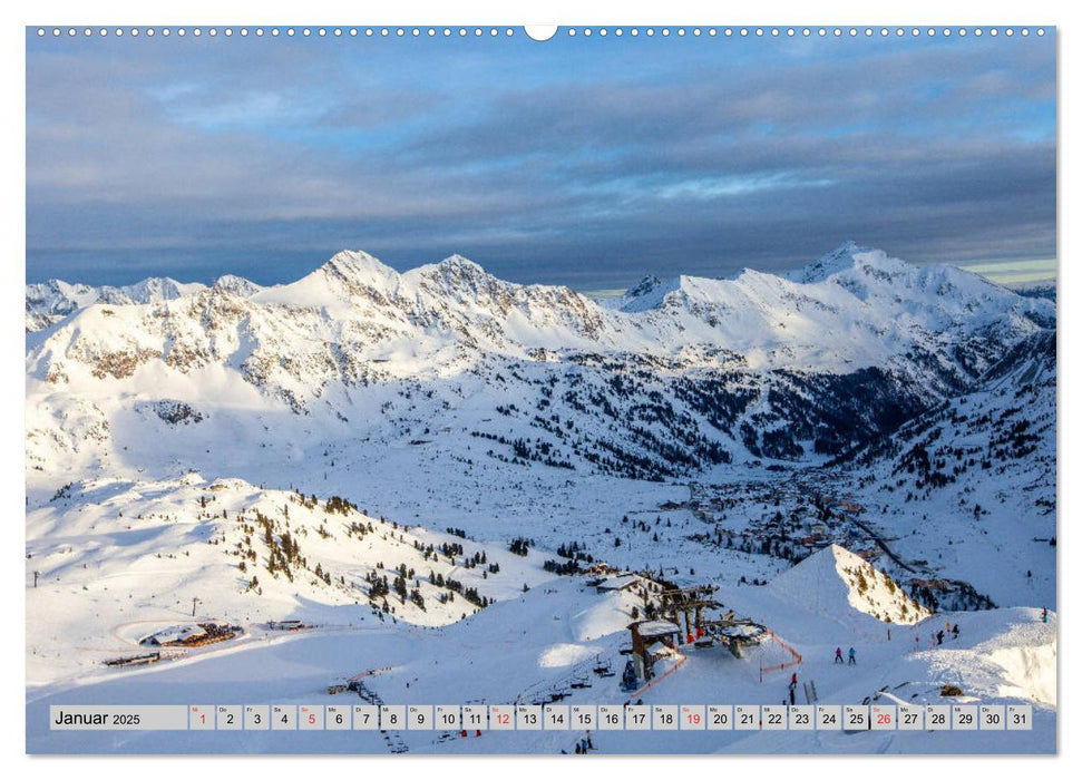 Der schöne Ort Obertauern (CALVENDO Premium Wandkalender 2025)