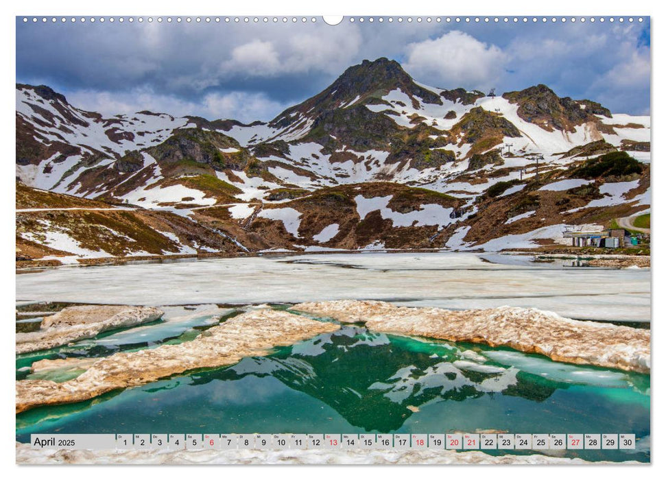 Der schöne Ort Obertauern (CALVENDO Premium Wandkalender 2025)