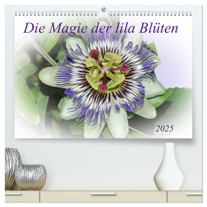 Die Magie der lila Blüten (CALVENDO Premium Wandkalender 2025)