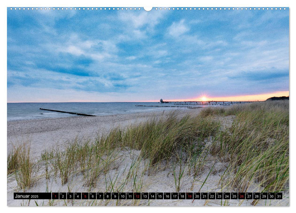 Fischland Darß - Land zwischen Bodden und Ostsee (CALVENDO Premium Wandkalender 2025)