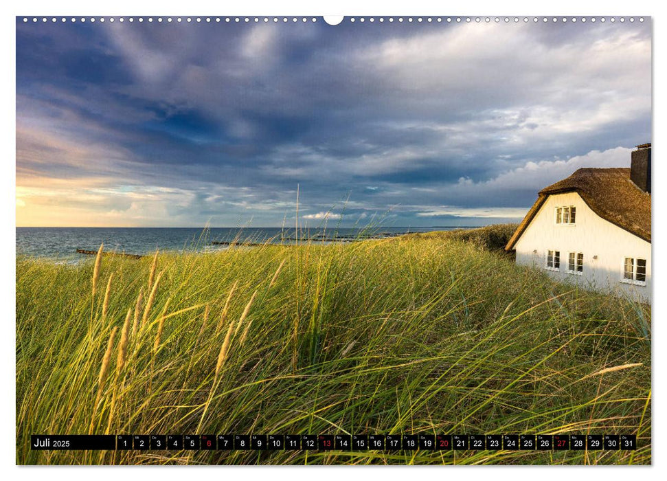 Fischland Darß - Land zwischen Bodden und Ostsee (CALVENDO Premium Wandkalender 2025)