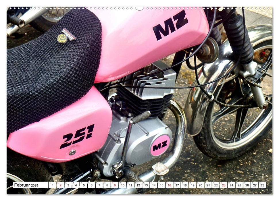 MZ ETZ 251 - Letztes Motorrad der DDR (CALVENDO Wandkalender 2025)