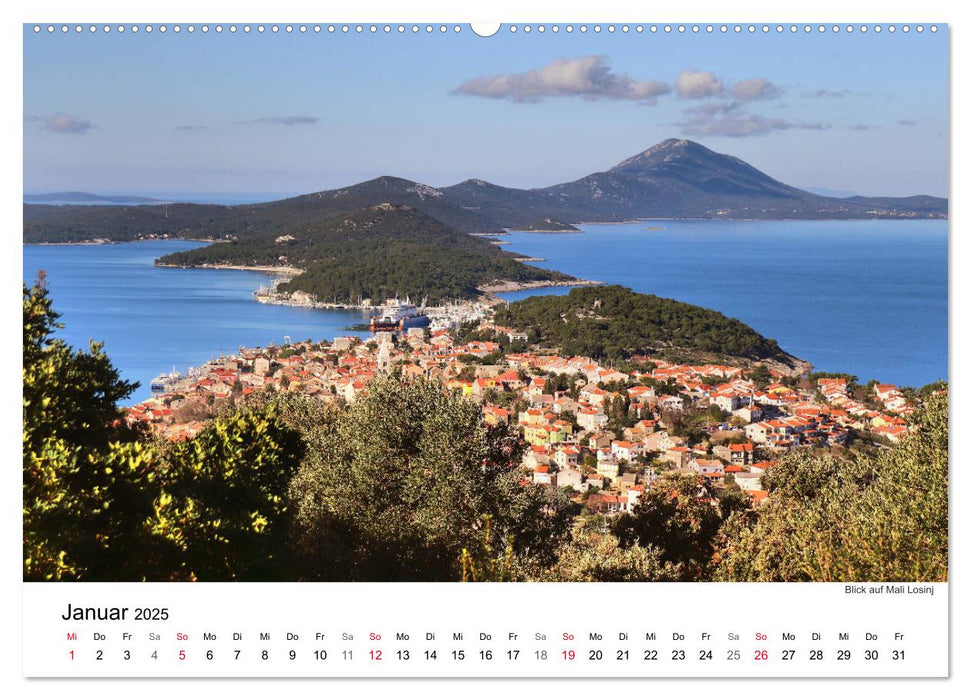 Kroatiens Inselzauber, Losinj (CALVENDO Premium Wandkalender 2025)