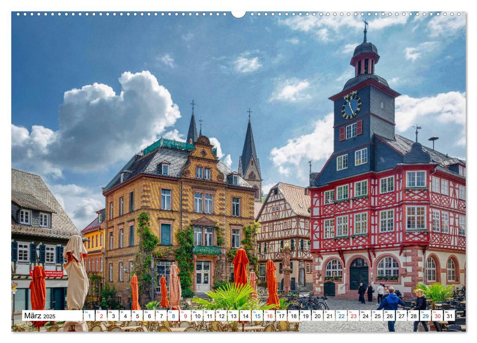 Heppenheim - Malerischer Odenwald (CALVENDO Wandkalender 2025)