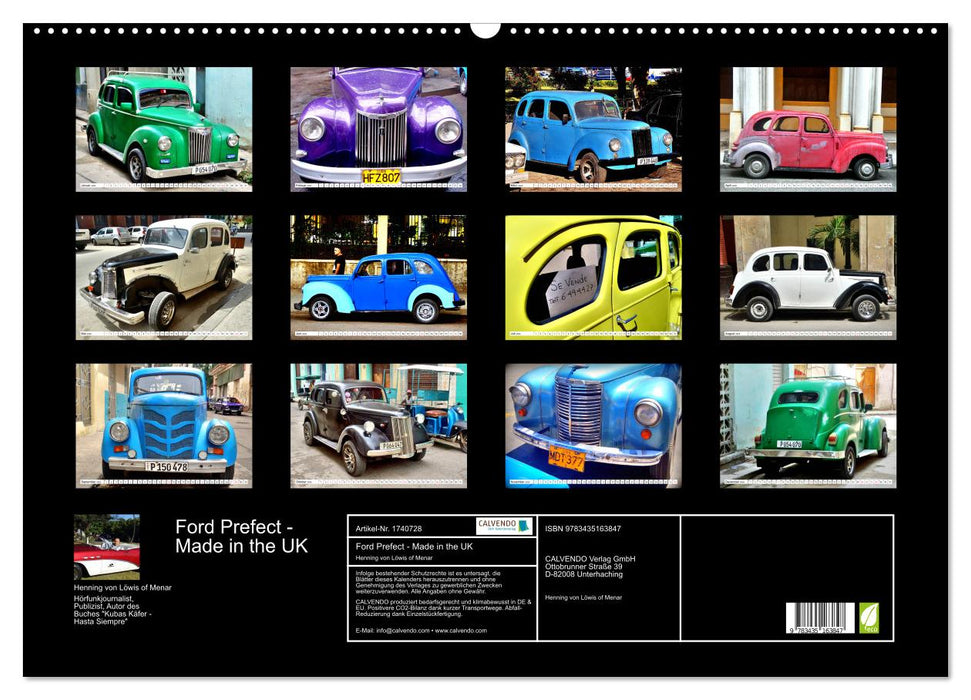 Ford Prefect - Made in the UK (CALVENDO Wandkalender 2025)