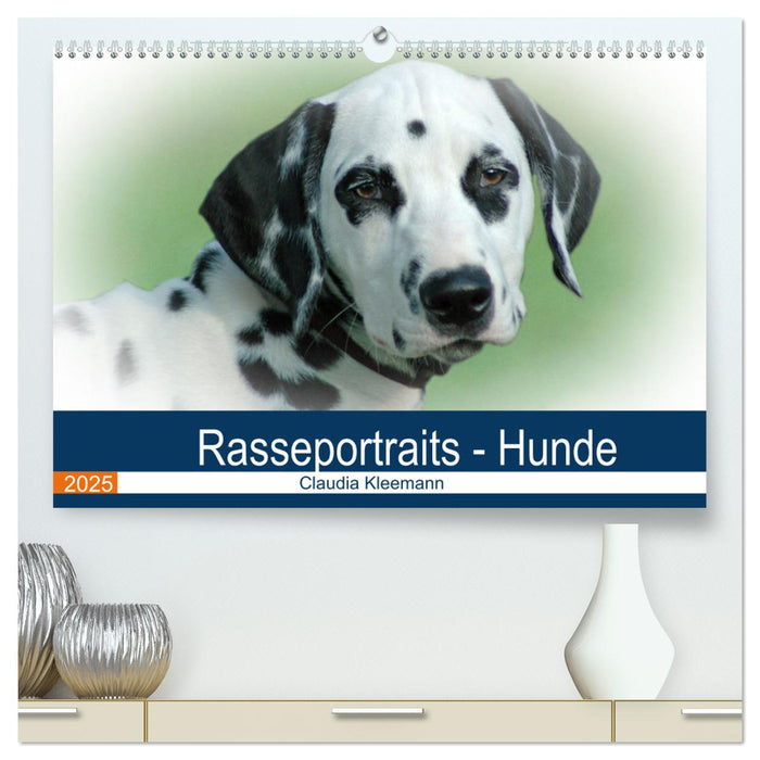 Rasseportraits - Hunde (CALVENDO Premium Wandkalender 2025)