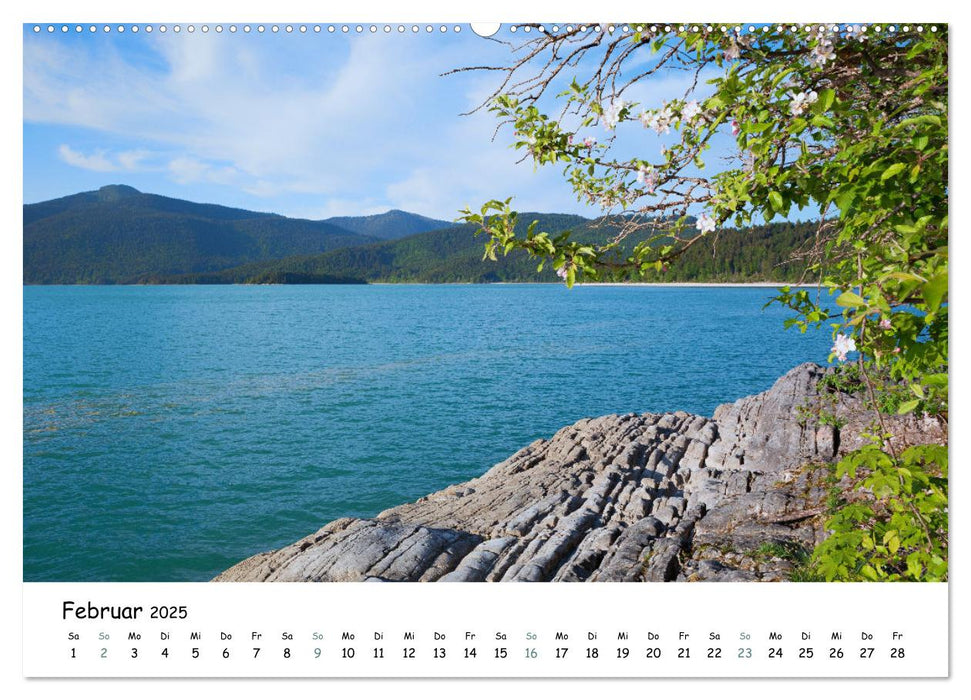 Es is so schee am Walchensee 2025 (CALVENDO Premium Wandkalender 2025)