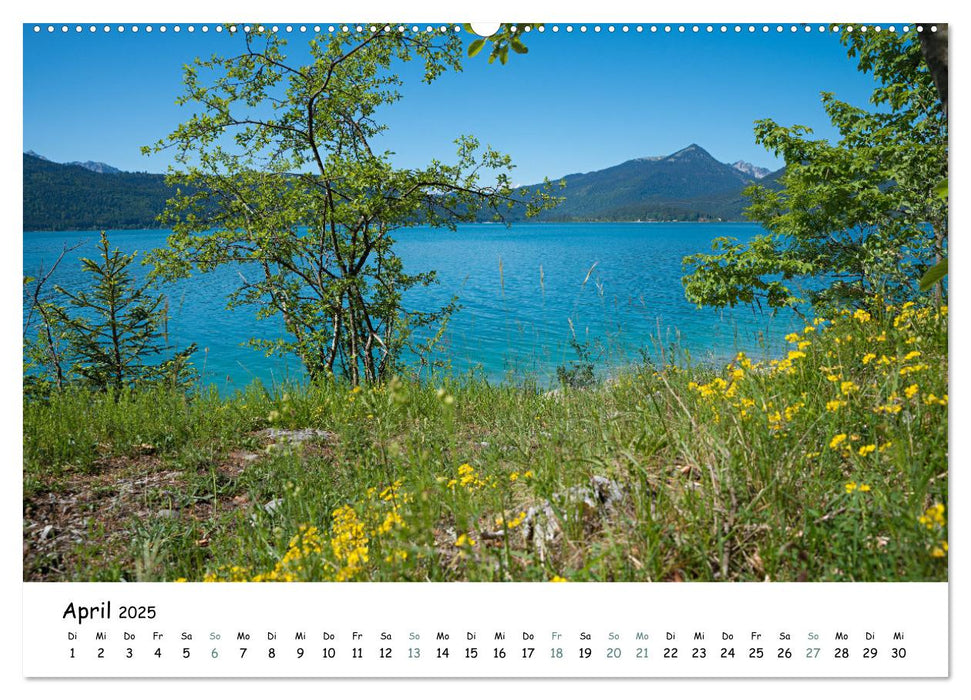 Es is so schee am Walchensee 2025 (CALVENDO Premium Wandkalender 2025)