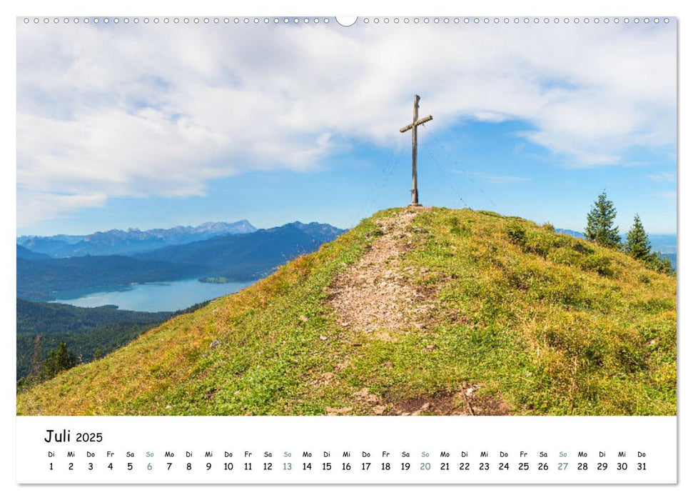 Es is so schee am Walchensee 2025 (CALVENDO Premium Wandkalender 2025)