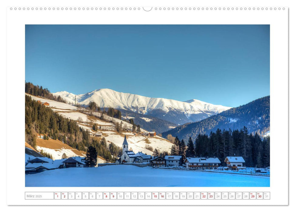 Alto Adige: Das Eisacktal und Umgebung (CALVENDO Wandkalender 2025)