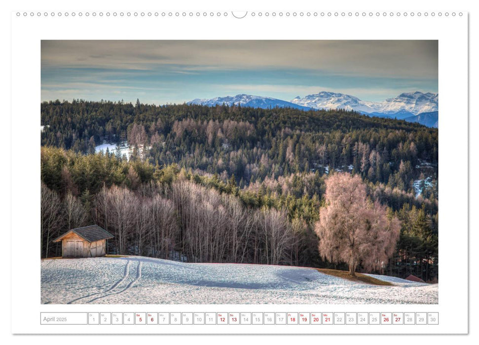 Alto Adige: Das Eisacktal und Umgebung (CALVENDO Wandkalender 2025)