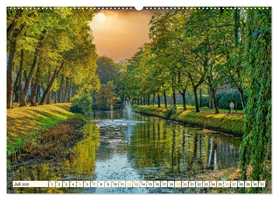 Reise durch Deutschland - Jever in Friesland (CALVENDO Premium Wandkalender 2025)