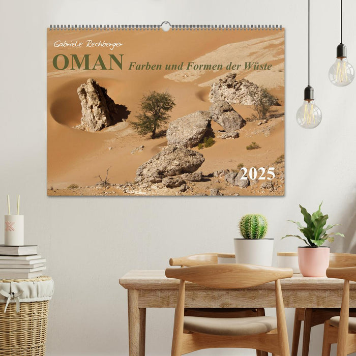 OMAN Farben und Formen der Wüste (CALVENDO Wandkalender 2025)