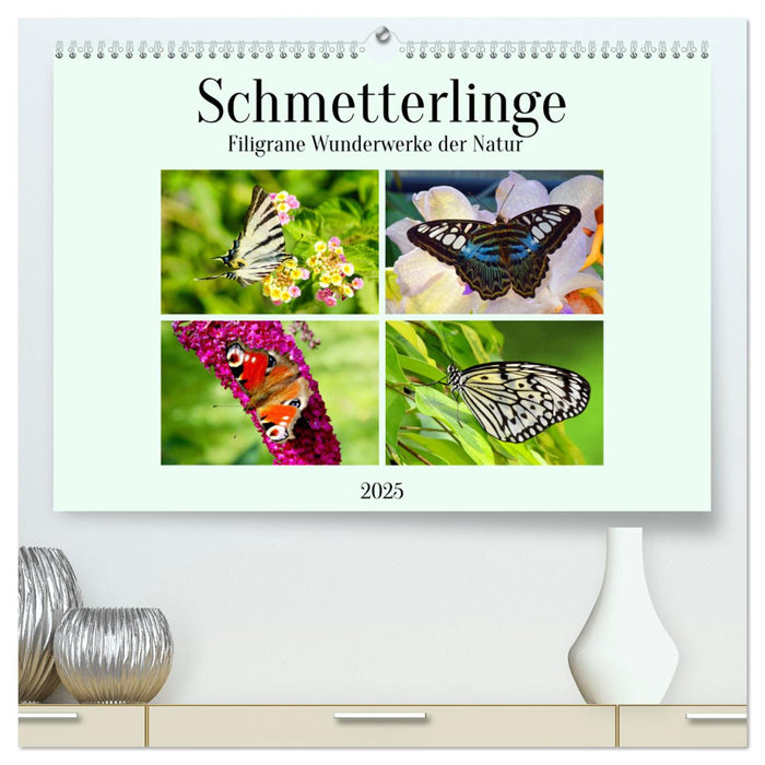 Schmetterlinge - Filigrane Wunderwerke der Natur (CALVENDO Premium Wandkalender 2025)