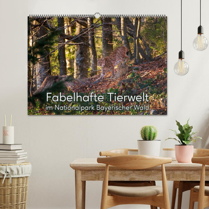 Fabelhafte Tierwelt im Nationalpark Bayerischer Wald (CALVENDO Wandkalender 2025)