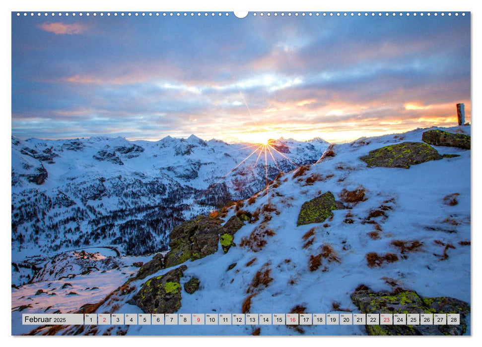 Der schöne Ort Obertauern (CALVENDO Wandkalender 2025)