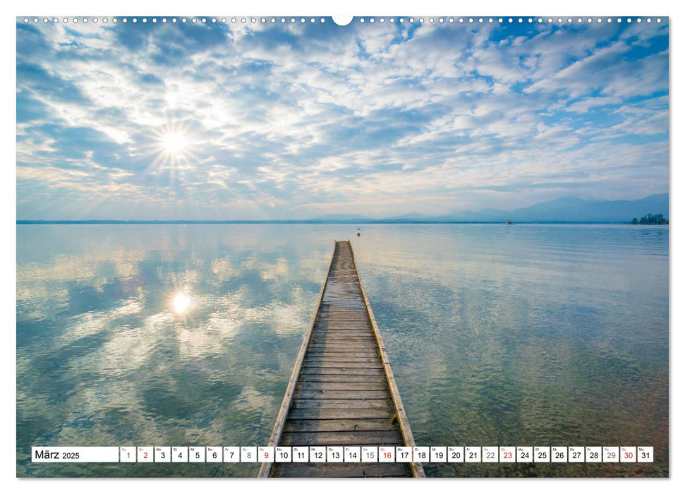 Der Chiemsee - Ansichten zum Träumen (CALVENDO Premium Wandkalender 2025)