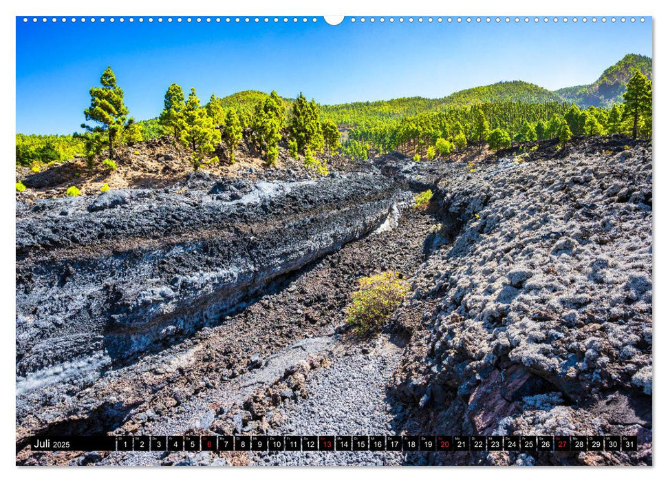 La Palma - Landschaften und Meer (CALVENDO Premium Wandkalender 2025)