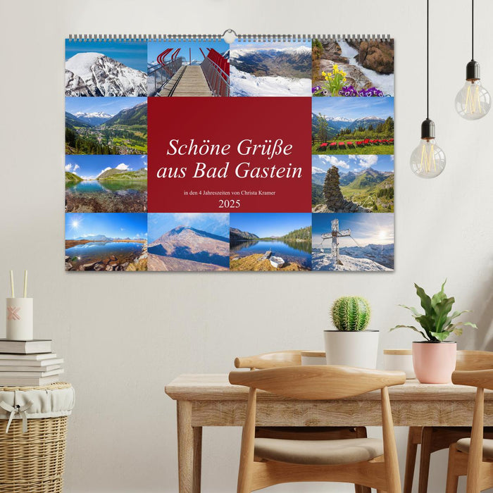 Schöne Grüße aus Bad Gastein (CALVENDO Wandkalender 2025)