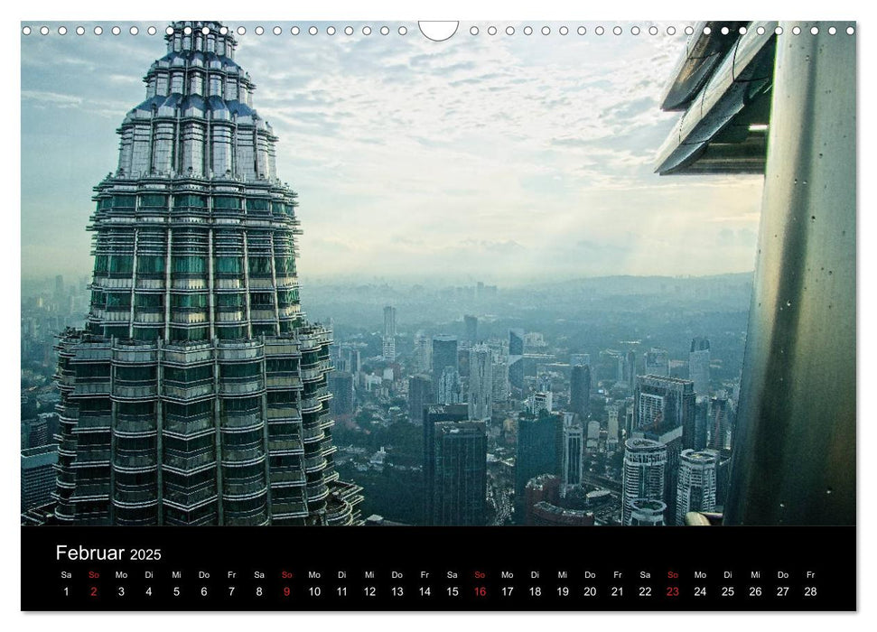 Asiens Schätze - Singapore, Kuala Lumpur, Tokio, ... (CALVENDO Wandkalender 2025)