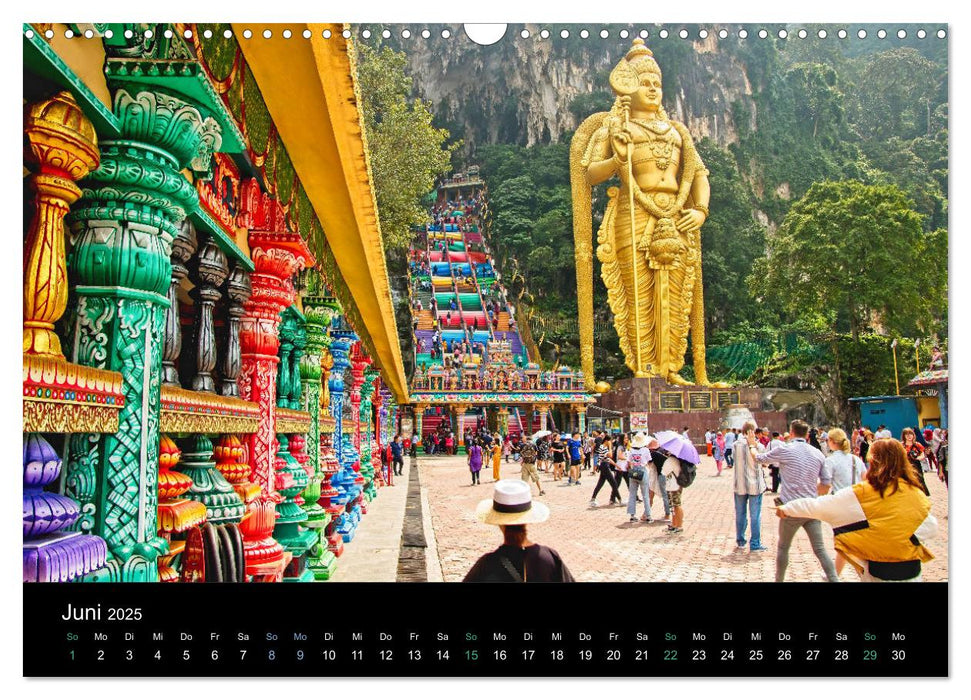 Asiens Schätze - Singapore, Kuala Lumpur, Tokio, ... (CALVENDO Wandkalender 2025)