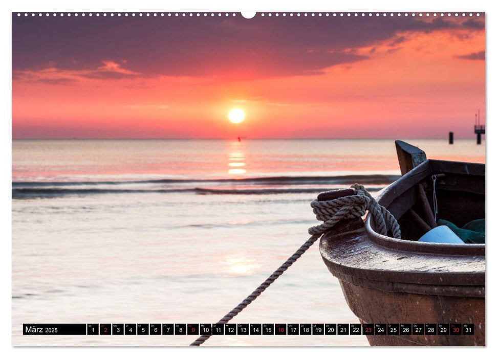 Ostseeküste - im Wechselspiel der Farben (CALVENDO Wandkalender 2025)